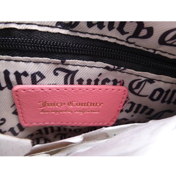 NWT Juicy Couture All About that Bling Hobo Crossbody Pink Lemonade - Picture 13 of 16
